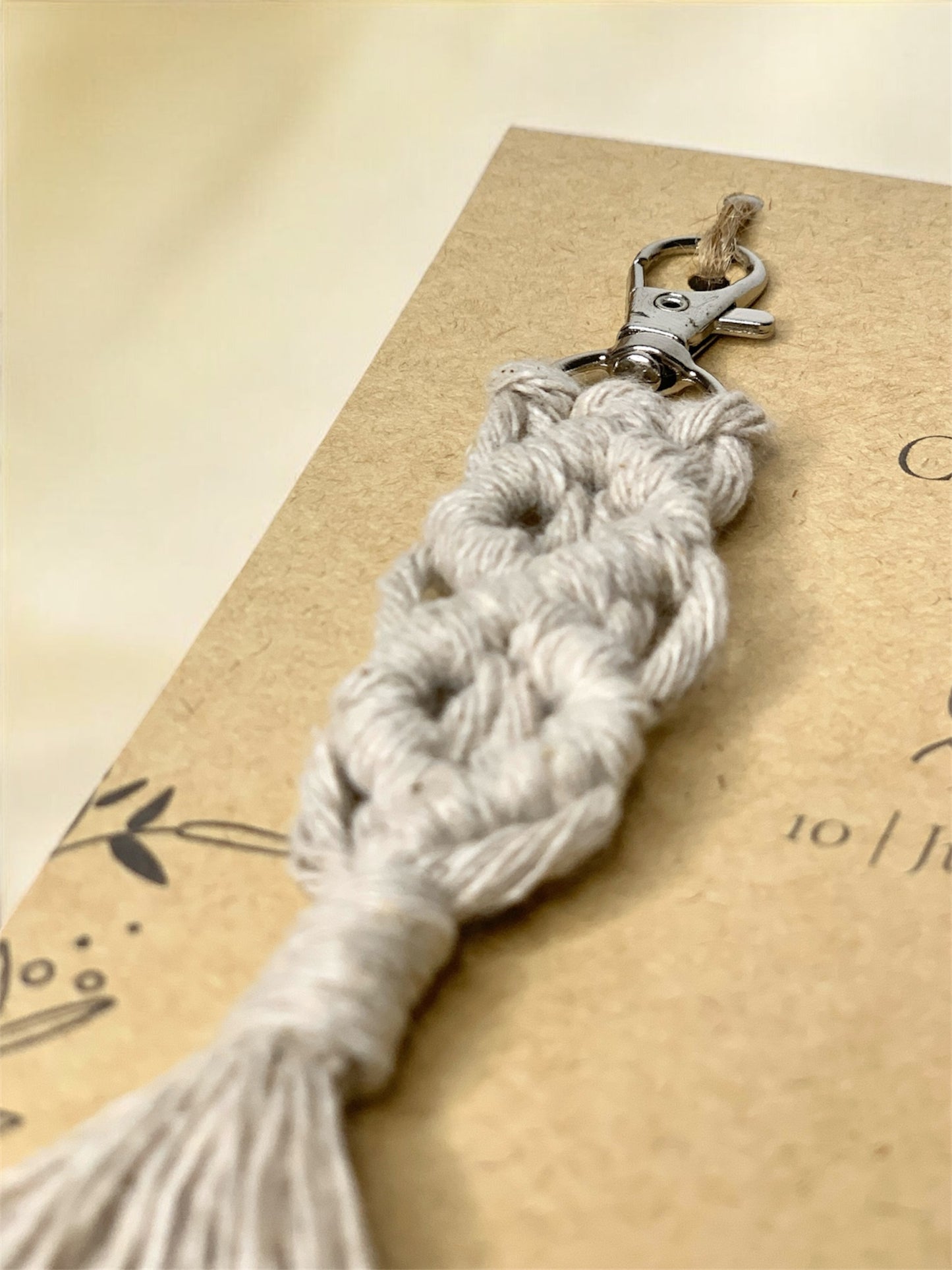 Porta-chaves Macramé