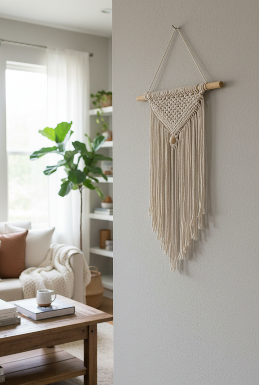 Mini painel macramê Flávia