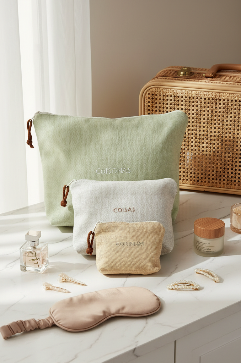 Conjunto 3 necessaires "Coisas"