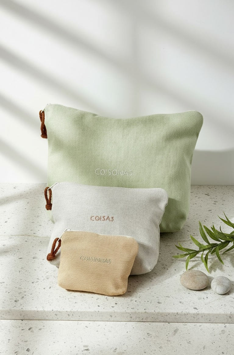 Conjunto 3 necessaires "Coisas"