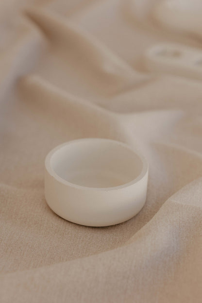 Mini taça BASIC em cimento branco