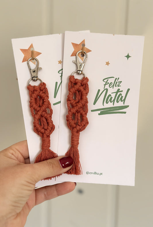 Porta-chaves Macramé