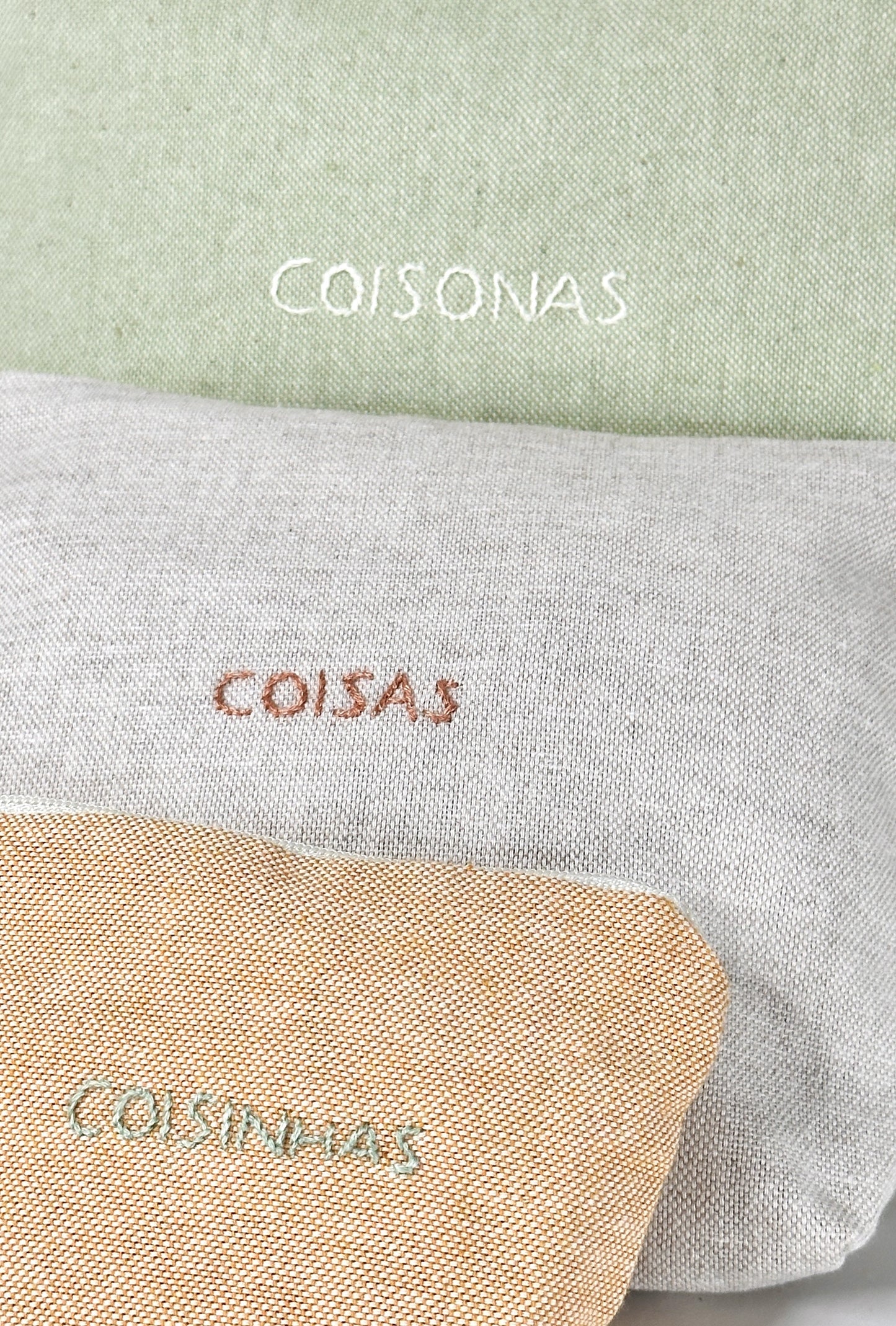 Conjunto 3 necessaires "Coisas"