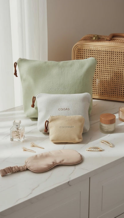 Conjunto 3 necessaires "Coisas"